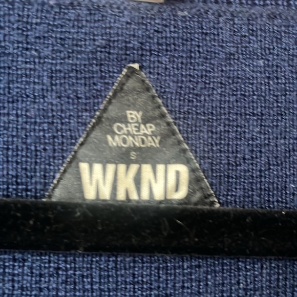 Weekend by Cheap Monday Blue Sweater Dress - Sz S - Picture 3 of 5